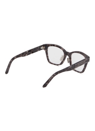 模特儿示范图 - 点击放大 - DIOR - 玳瑁板材方框平光眼镜