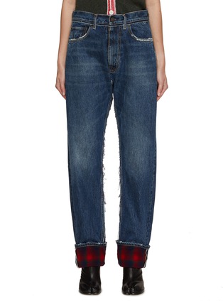 首图 - 点击放大 - MAISON MARGIELA - PENDLETON 格纹卷边牛仔裤