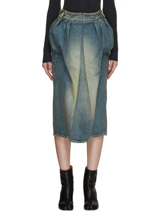 首图 - 点击放大 - MAISON MARGIELA - 灯笼造型牛仔半身裙
