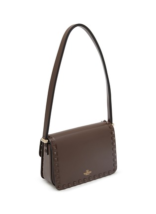 细节 - 点击放大 - VALENTINO GARAVANI - Small Rockstud Leather Shoulder Bag