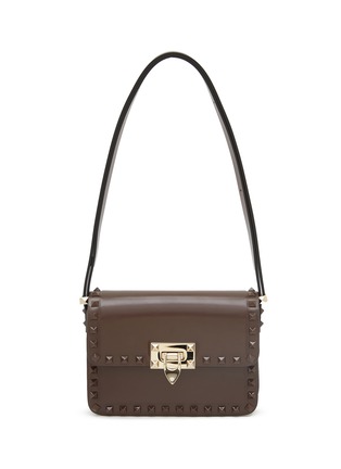 首图 - 点击放大 - VALENTINO GARAVANI - Small Rockstud Leather Shoulder Bag
