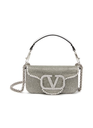 首图 - 点击放大 - VALENTINO GARAVANI - Small Locò Crystal Embellished Shoulder Bag