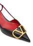 细节 - 点击放大 - VALENTINO GARAVANI - VLOGO Leather Slingback Pumps