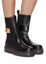 模特儿示范图 - 点击放大 - VALENTINO GARAVANI - One Stud Leather Lug Sole Boots