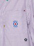  - KENZO - 刺绣条纹衬衫