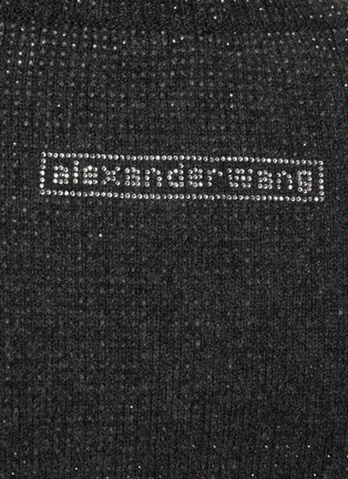  - ALEXANDERWANG - 仿水晶缀饰圆领毛衣