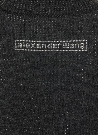  - ALEXANDERWANG - 仿水晶缀饰圆领毛衣