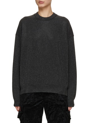 首图 - 点击放大 - ALEXANDERWANG - 仿水晶缀饰圆领毛衣