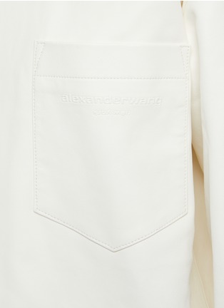  - ALEXANDERWANG - 纽扣真皮衬衫