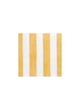 首图 –点击放大 - SUMMERILL & BISHOP - Stripe Napkin — Lemon Yellow