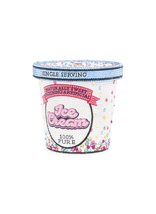 细节 - 点击放大 - JUDITH LEIBER - Birthday Ice Cream Pint Stone Embellished Clutch