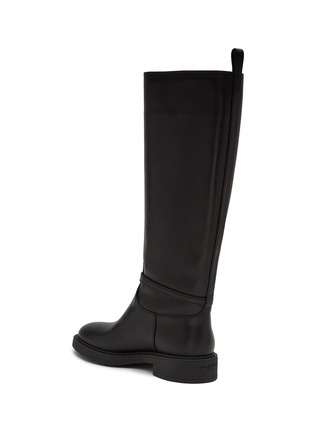  - GIANVITO ROSSI - RIBBON 真皮高筒靴