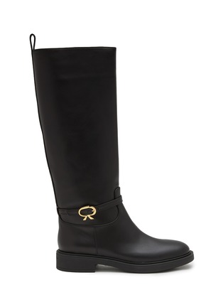 首图 - 点击放大 - GIANVITO ROSSI - RIBBON 真皮高筒靴