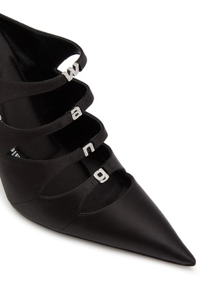 细节 - 点击放大 - ALEXANDERWANG - LOLITA LOGO 字母多搭带穆勒鞋