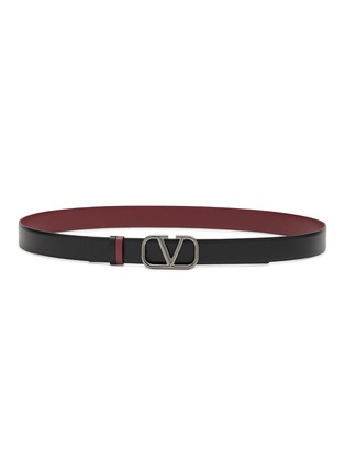 首图 - 点击放大 - VALENTINO GARAVANI - VLogo Reversible Leather Belt