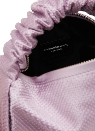 细节 - 点击放大 - ALEXANDERWANG - SCRUNCHIE 缩褶水钻手提包