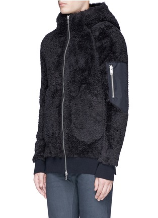 正面 - 点击放大 - SIKI IM / DEN IM - 珊瑚绒质感连帽外套