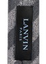 细节 - 点击放大 - LANVIN - 拼色斜条纹混羊毛领带