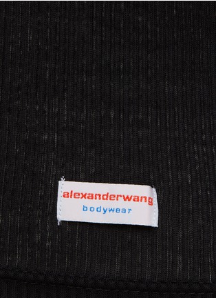  - ALEXANDERWANG - 罗纹纯棉长袖 T 恤