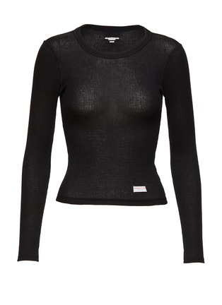 首图 - 点击放大 - ALEXANDERWANG - 罗纹纯棉长袖 T 恤