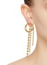 模特儿示范图 - 点击放大 - DEMARSON - GABRIELLA 12 K 镀金黄铜耳环