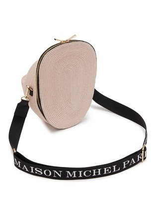 细节 - 点击放大 - MAISON MICHEL - AUDREY 拉菲草单肩包