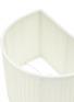 细节 –点击放大 - FORNASETTI - Semi-Cylindrical Plissé Lampshade — White