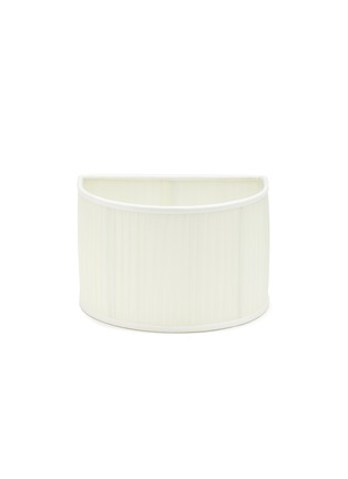 首图 –点击放大 - FORNASETTI - Semi-Cylindrical Plissé Lampshade — White