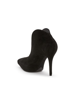  - ALAÏA - 麂皮尖头高跟靴