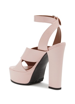  - ALAÏA - 140 漆皮绕踝高跟鞋