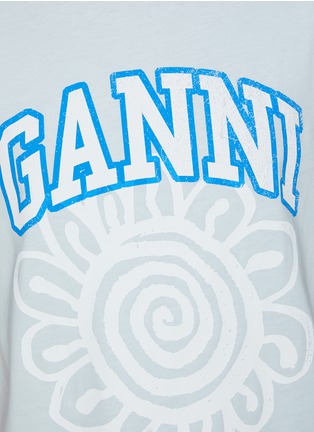  - GANNI - 花卉印花短袖 T 恤