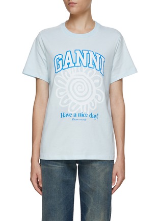 首图 - 点击放大 - GANNI - 花卉印花短袖 T 恤
