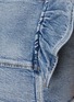  - GANNI - 荷叶边牛仔上衣