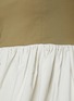  - GANNI - 拼接泡泡袖花苞连衣裙