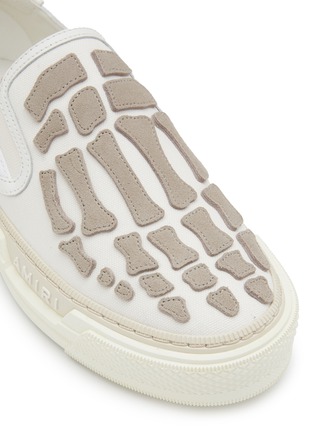 细节 - 点击放大 - AMIRI - 女款 SKEL 拼贴真皮运动鞋