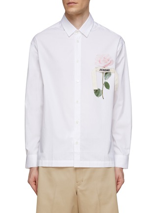 首图 - 点击放大 - JACQUEMUS - 玫瑰印花长袖衬衫