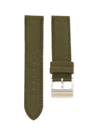 首图 - 点击放大 - CUSTOM T. WATCH ATELIER - Brushed Steel Pin Buckle Nylon Watch Strap