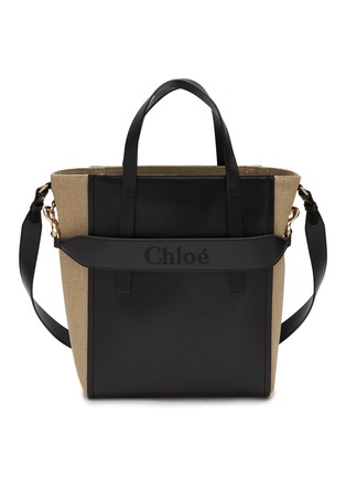 首图 - 点击放大 - CHLOÉ - SENSE 大号真皮亚麻托特包