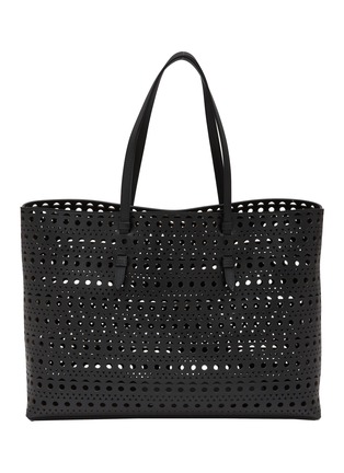 首图 - 点击放大 - ALAÏA - MINA 44 几何镂空真皮托特包