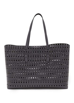 首图 - 点击放大 - ALAÏA - MINA 44 几何镂空真皮托特包