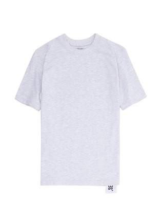 模特儿示范图 - 点击放大 - STUDIO CONCRETE - 中性款心情数字纯棉T恤