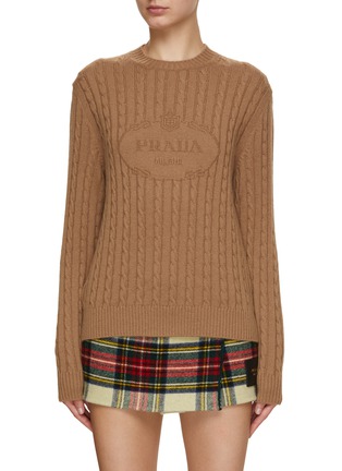 首图 - 点击放大 - PRADA - LOGO 羊绒毛衣