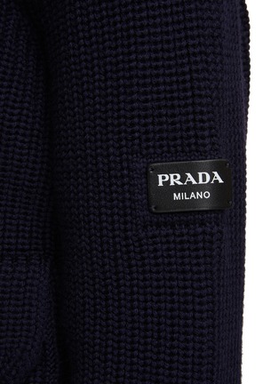  - PRADA - 金属扣羊毛开衫