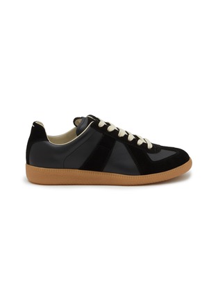 首图 - 点击放大 - MAISON MARGIELA - REPLICA 真皮麂皮拼接系带运动鞋