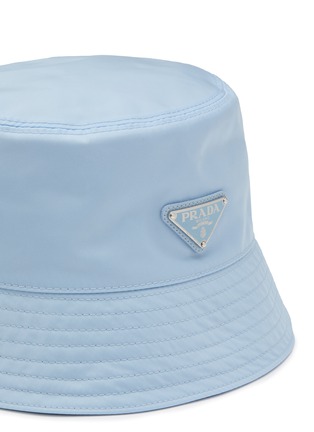 细节 - 点击放大 - PRADA - LOGO 徽标再生尼龙渔夫帽