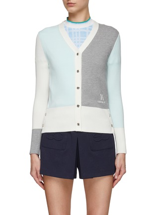 首图 - 点击放大 - SOUTHCAPE - 拼色针织开衫