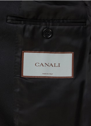  - CANALI - 平驳领单排扣提花西服外套
