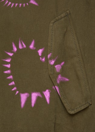  - WE11DONE - 拉链印花飞行夹克