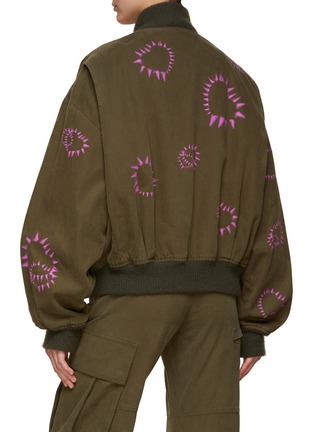 背面 - 点击放大 - WE11DONE - 拉链印花飞行夹克