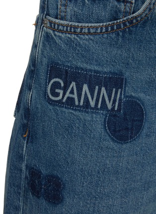  - GANNI - 拼贴直筒牛仔裤